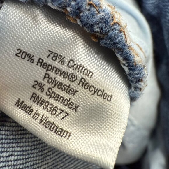 St. Johns Bay Womens Size 16 Blue Mid-rise Straight Leg Denim Jeans - Picture 8 of 10